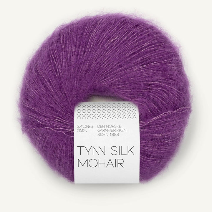 Tynd Silk Mohair garn fra Sandnes Garn Plum