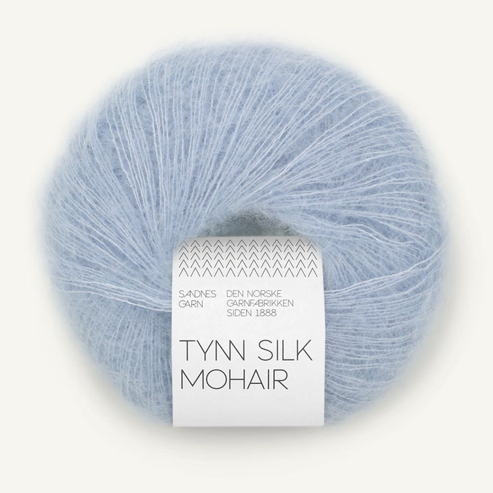 Tynd Silk Mohair garn fra Sandnes Garn Brunnera blue