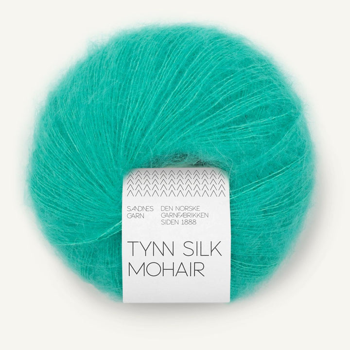 Tynd Silk Mohair garn fra Sandnes Garn Spectra green