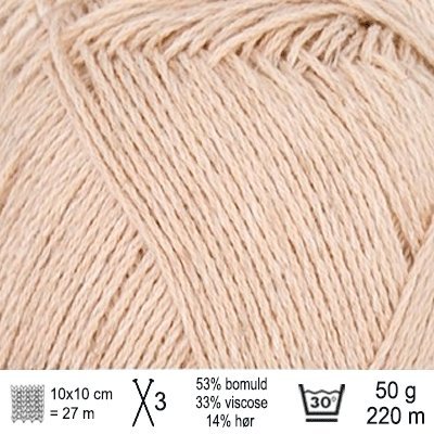 Tynd Line garn fra Sandnes Garn Beige