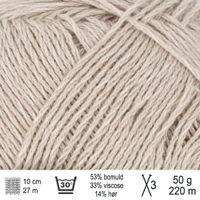 Tynd Line garn fra Sandnes Garn Lys beige