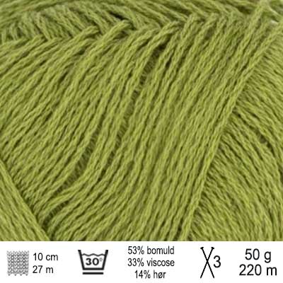 Tynd Line garn fra Sandnes Garn farve 9564 matcha