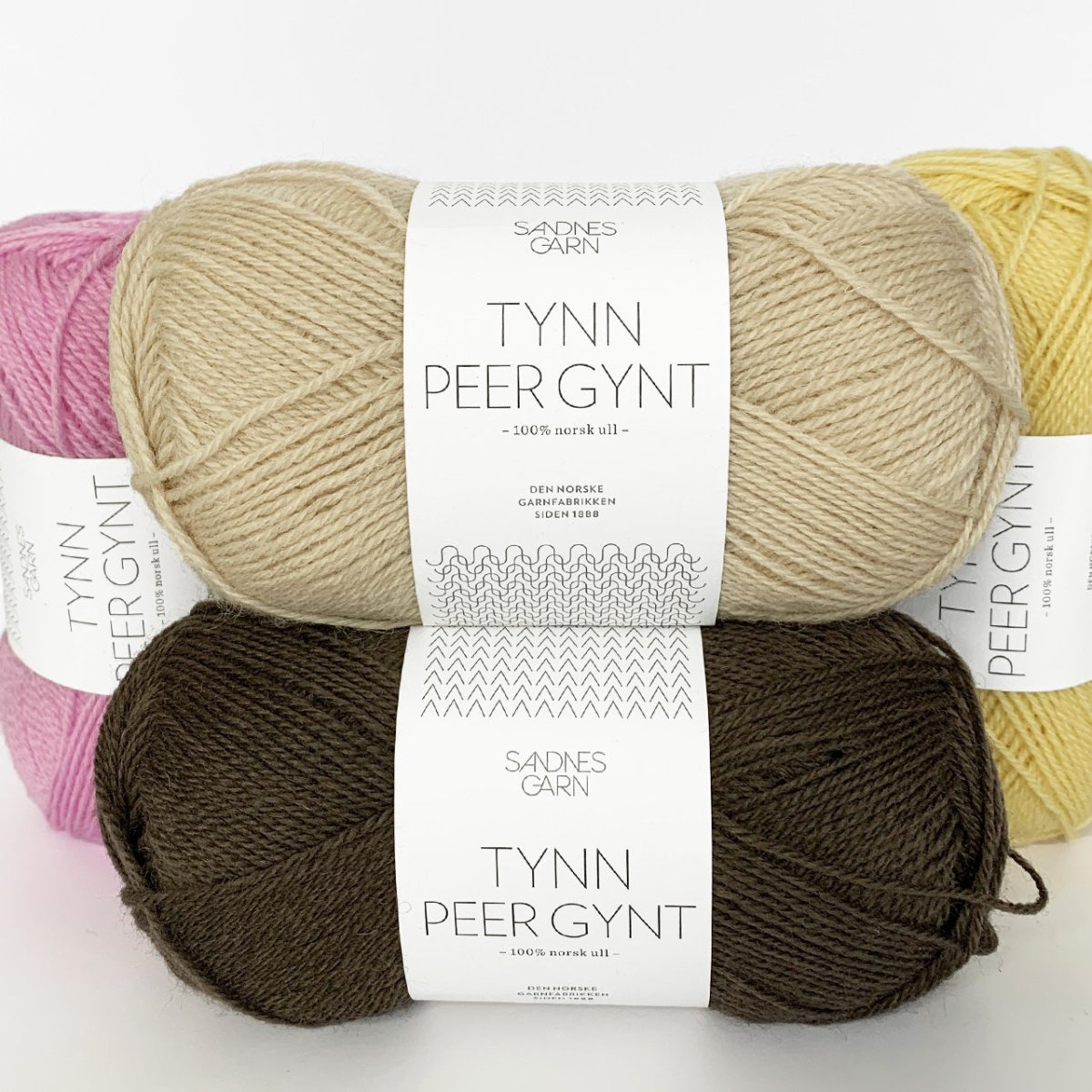 Tynd Peer Gynt garn fra Sandnes Garn
