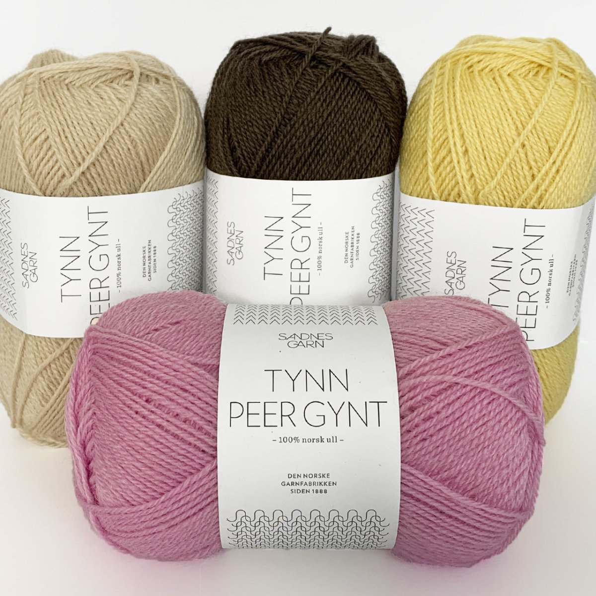 Tynd Peer Gynt garn fra Sandnes Garn
