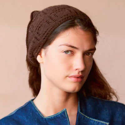 Strikkekit 2508-4 Agnes Head Scarf i Cashmere garn fra Sandnes