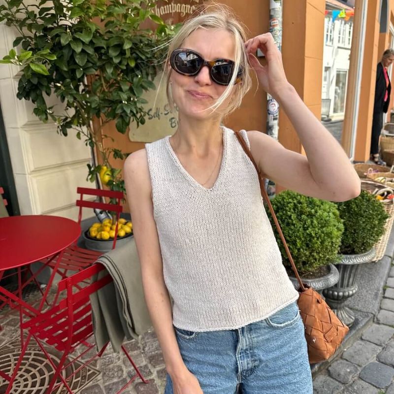 Alice Top fra PetiteKnit (Opskrift i fysisk papirudgave) - KreStoffer