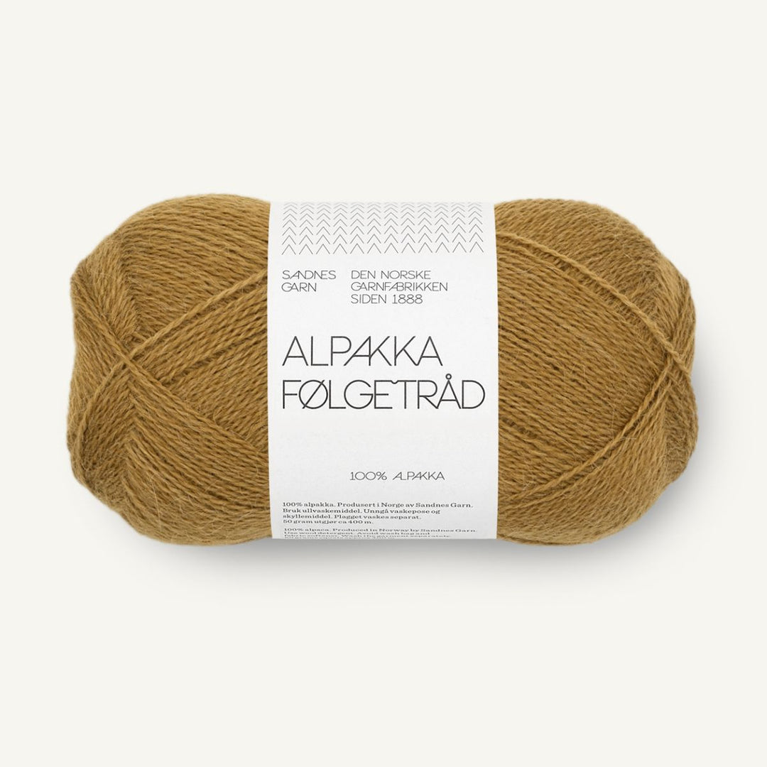 Alpakka Følgetråd fra Sandnes Garn Vintage gold