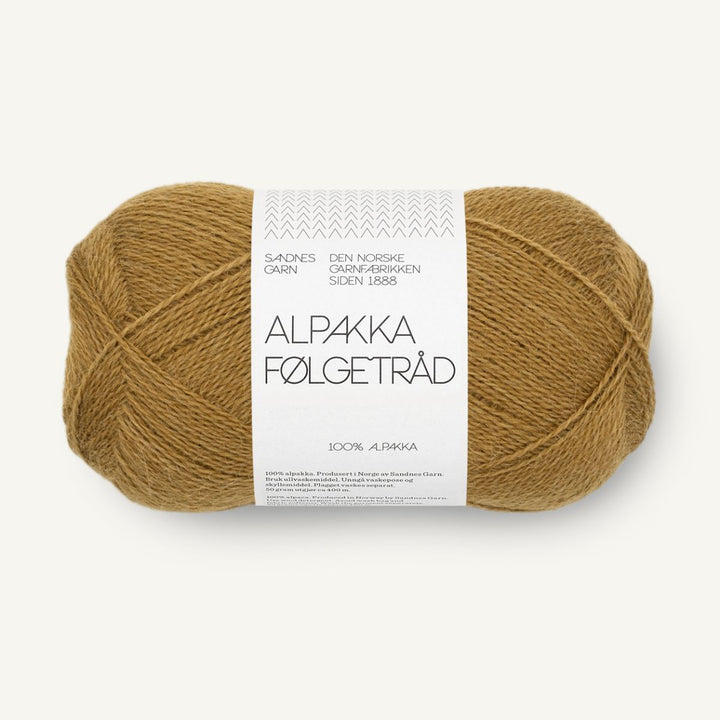 Alpakka Følgetråd fra Sandnes Garn Vintage gold