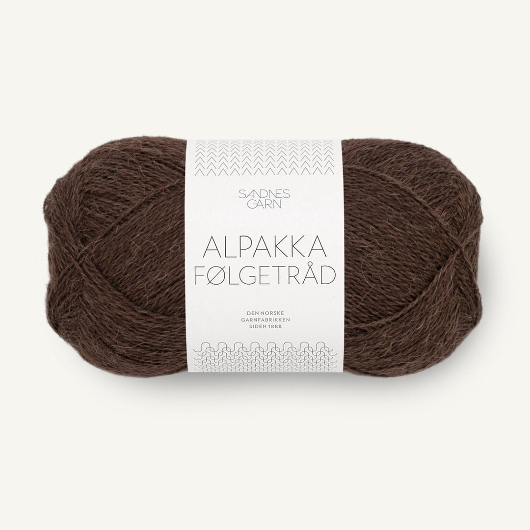 Alpakka Følgetråd fra Sandnes Garn Cacao nibs
