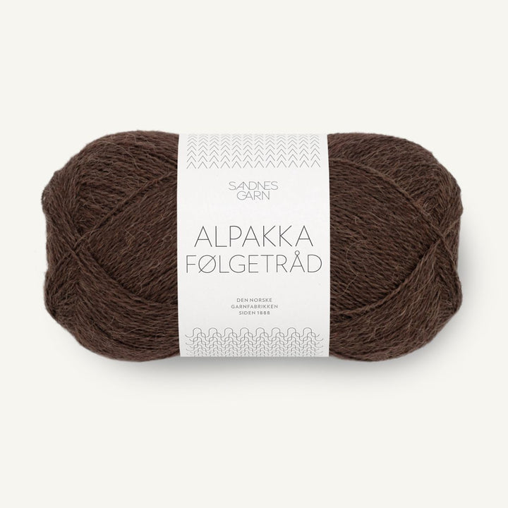 Alpakka Følgetråd fra Sandnes Garn Cacao nibs