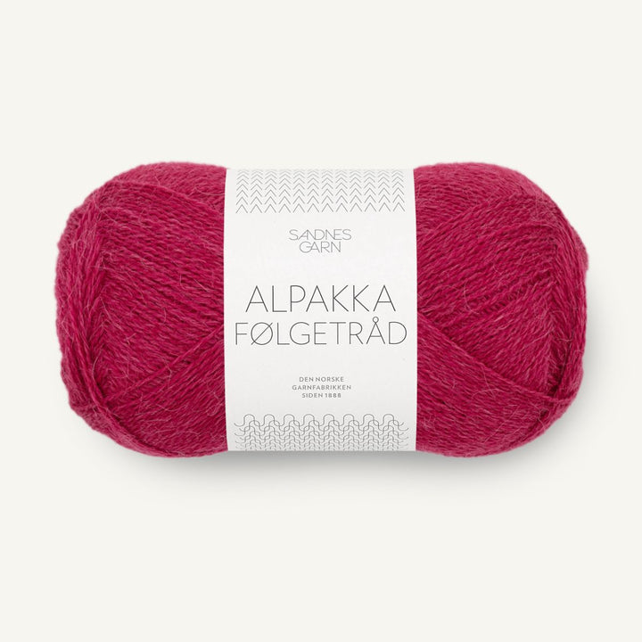 Alpakka Følgetråd fra Sandnes Garn Rumba red
