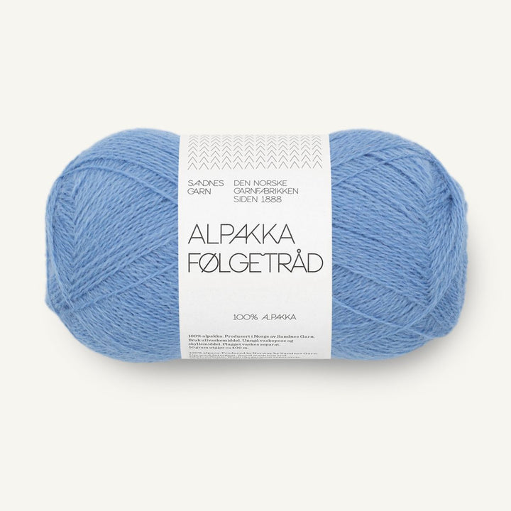 Alpakka Følgetråd fra Sandnes Garn Provence blue