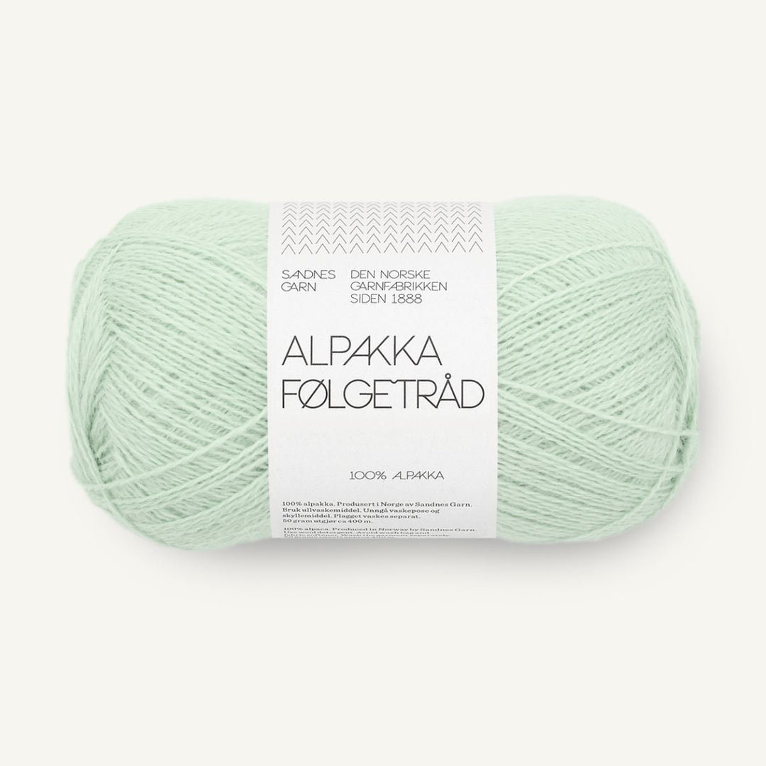 Alpakka Følgetråd fra Sandnes Garn Mint green