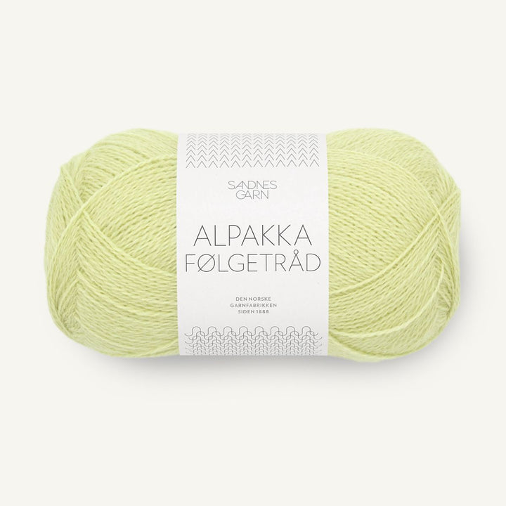 Alpakka Følgetråd fra Sandnes Garn Lime punch