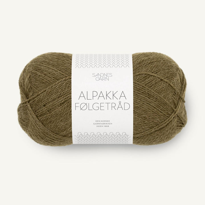 Alpakka Følgetråd fra Sandnes Garn Dark olive