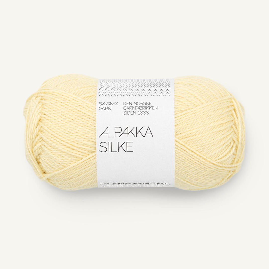 Alpakka Silk garn fra Sandnes Garn Soft sunlight