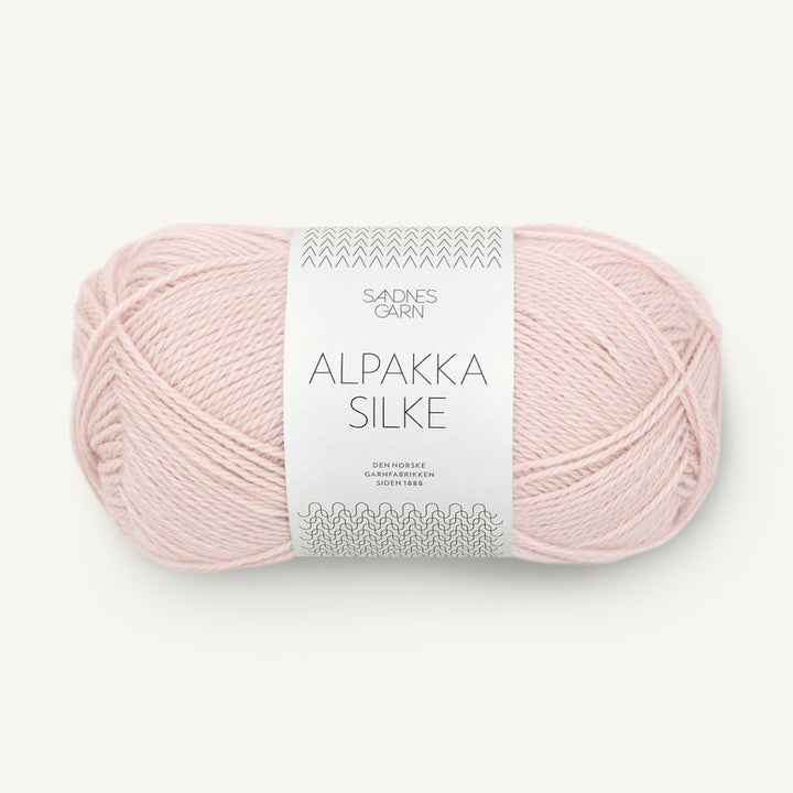 Alpakka Silk garn fra Sandnes Garn Pudderrosa