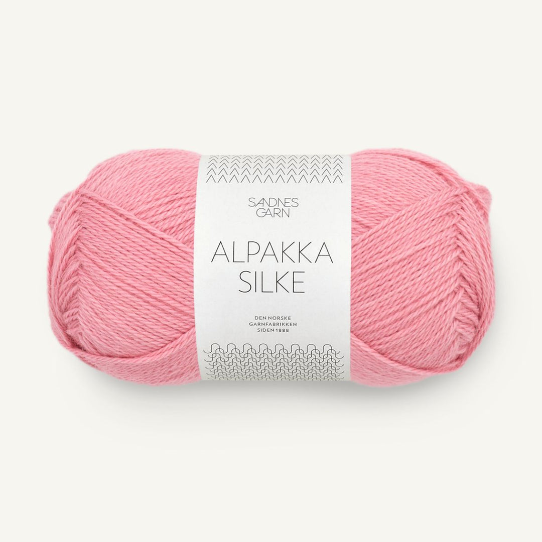 Alpakka Silk garn fra Sandnes Garn Pink icing
