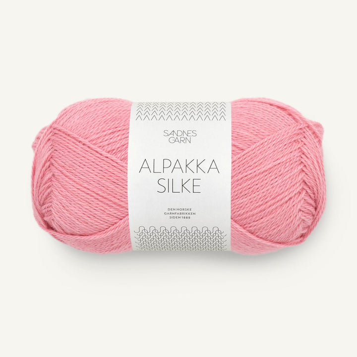 Alpakka Silk garn fra Sandnes Garn Pink icing