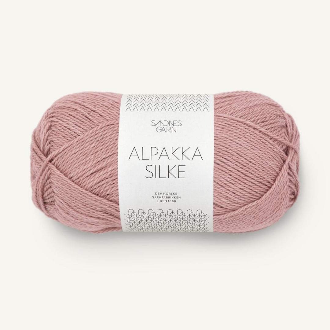 Alpakka Silk garn fra Sandnes Garn Gammelrosa