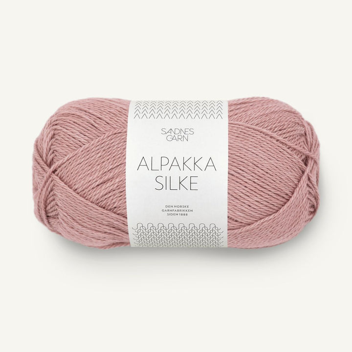 Alpakka Silk garn fra Sandnes Garn Gammelrosa