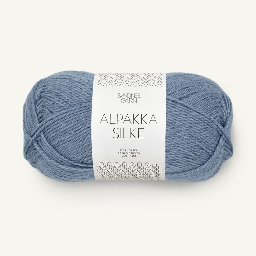 Alpakka Silk garn fra Sandnes Garn Jeansblå