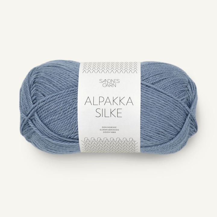 Alpakka Silk garn fra Sandnes Garn Jeansblå