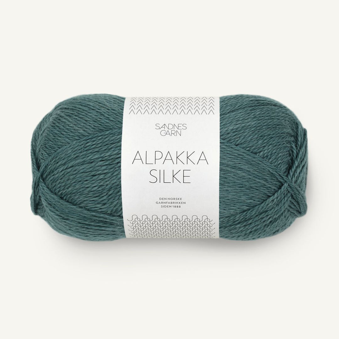 Alpakka Silk garn fra Sandnes Garn Petroleum