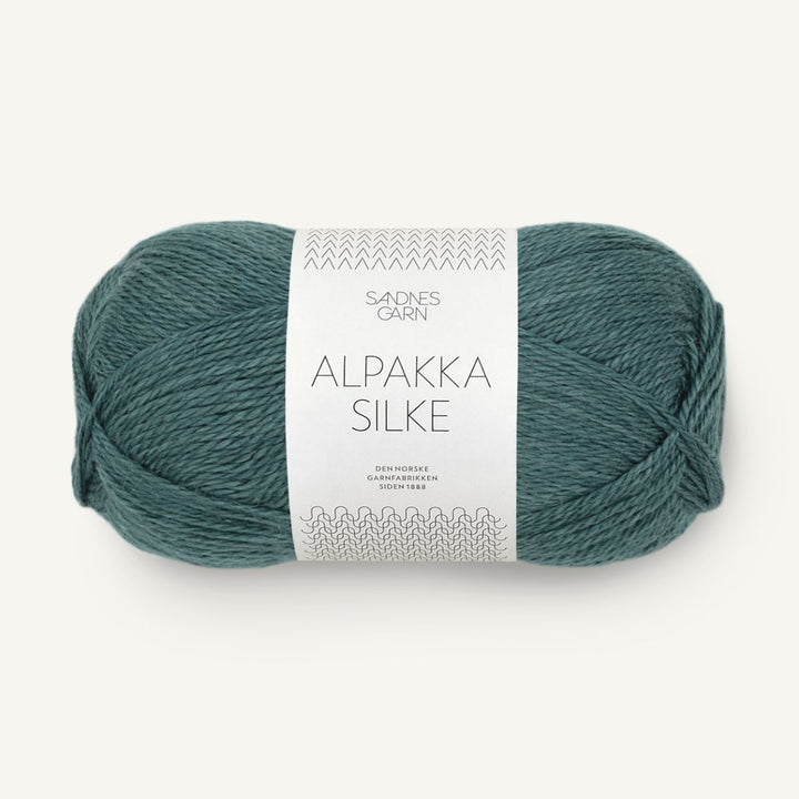 Alpakka Silk garn fra Sandnes Garn Petroleum