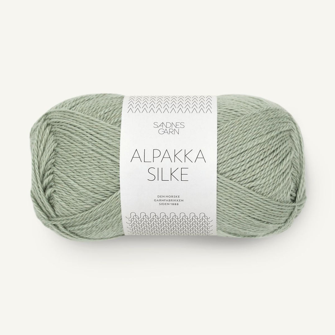 Alpakka Silk garn fra Sandnes Garn Lysegrøn