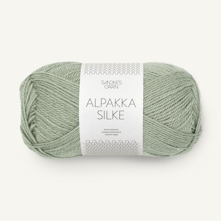 Alpakka Silk garn fra Sandnes Garn Lysegrøn