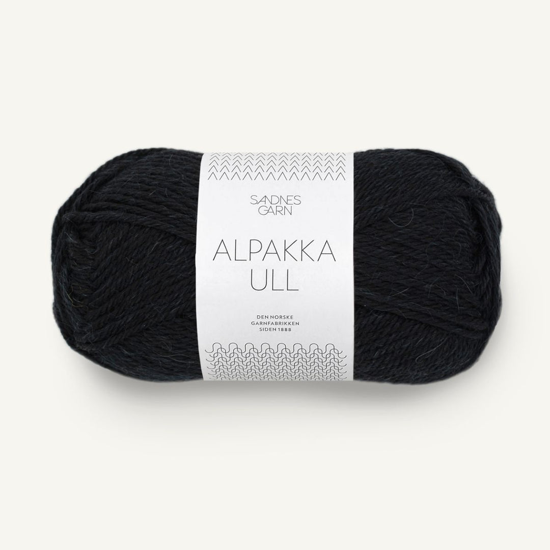 Alpakka uld garn fra Sandnes Garn Sort