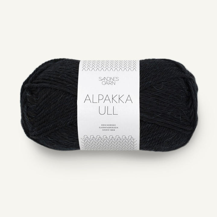 Alpakka uld garn fra Sandnes Garn Sort