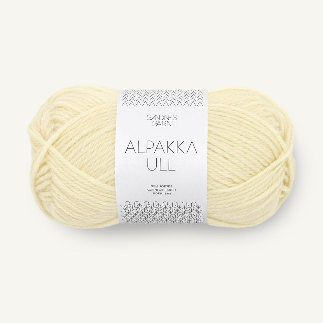 Alpakka uld garn fra Sandnes Garn Lemon icing