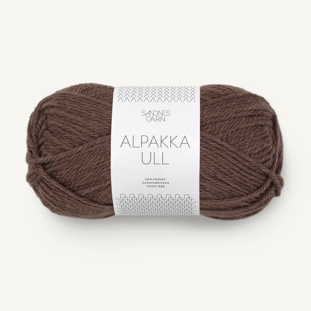 Alpakka uld garn fra Sandnes Garn Brun