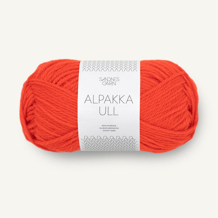 Alpakka uld garn fra Sandnes Garn Krydret orange