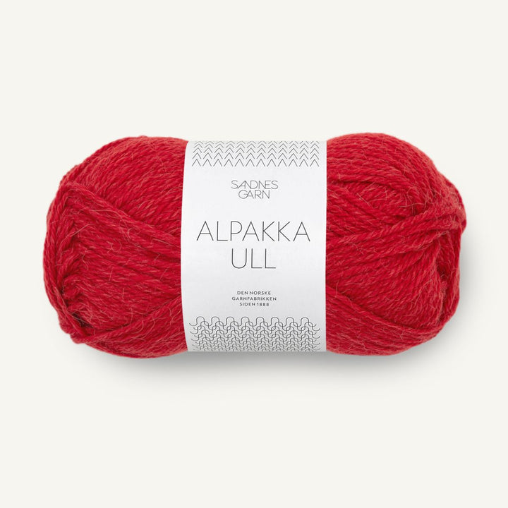 Alpakka uld garn fra Sandnes Garn Equestrian red