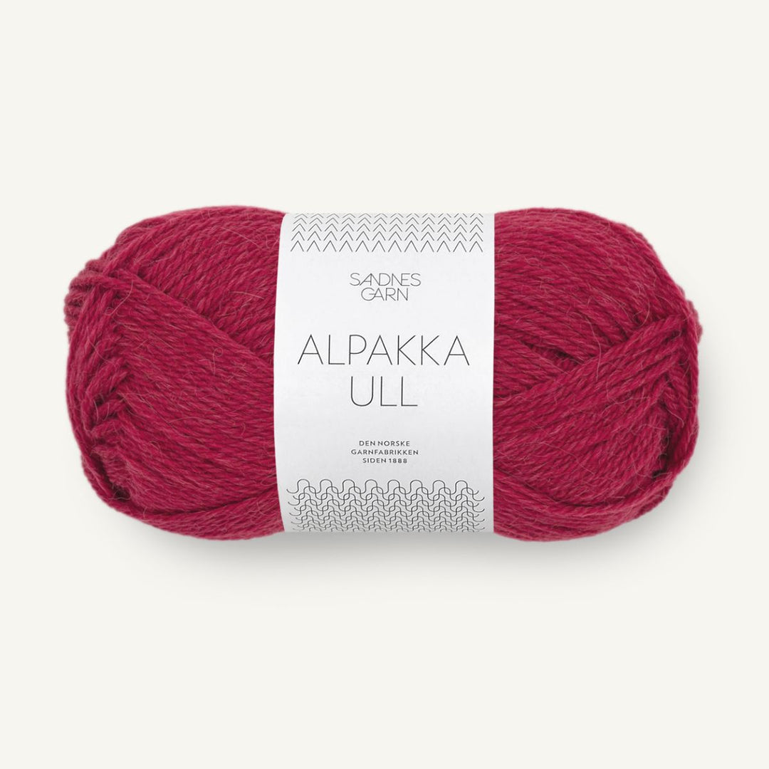 Alpakka uld garn fra Sandnes Garn Rumba red