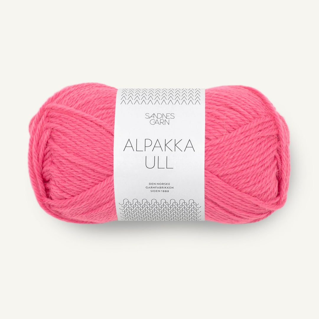 Alpakka uld garn fra Sandnes Garn Bubblegum pink