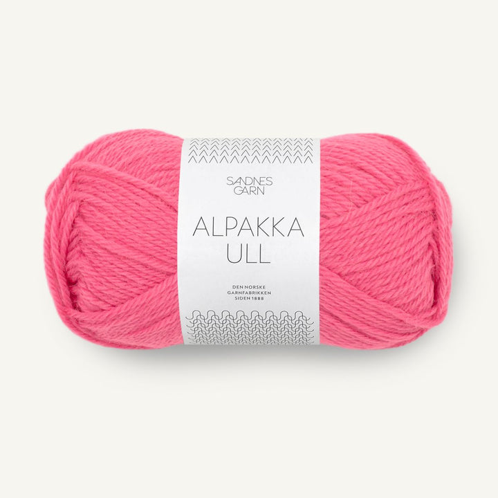 Alpakka uld garn fra Sandnes Garn Bubblegum pink