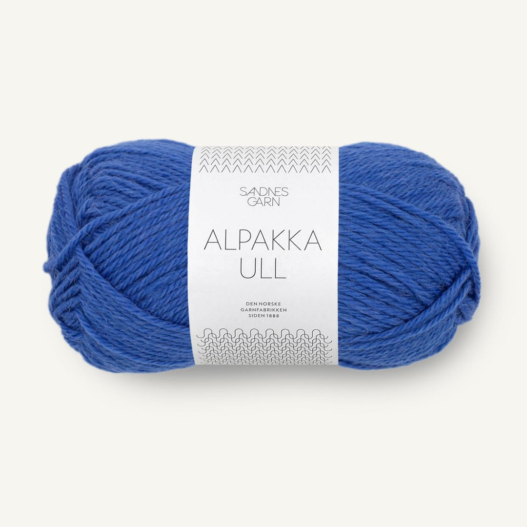 Alpakka uld garn fra Sandnes Garn Dazzling blue