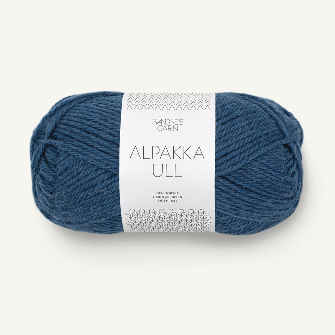 Alpakka uld garn fra Sandnes Garn Mørk blå