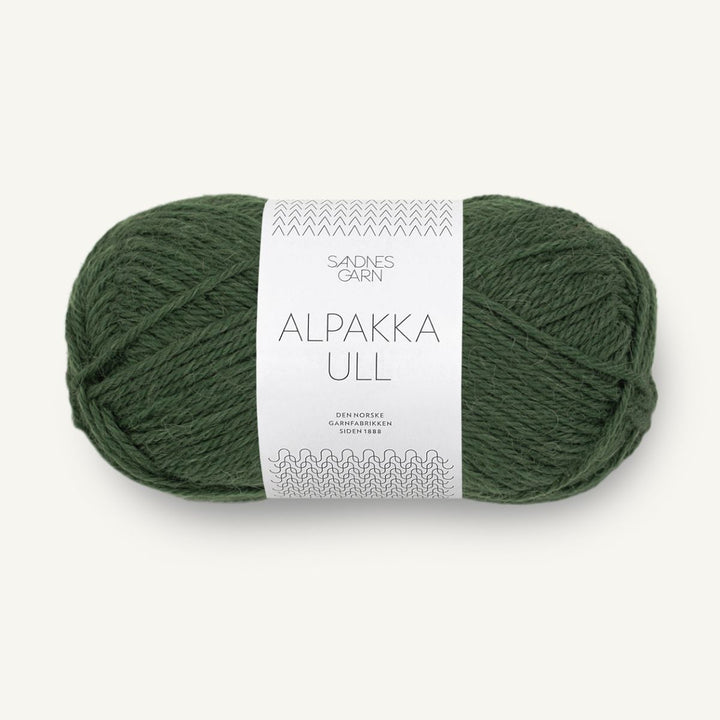 Alpakka uld garn fra Sandnes Garn Skovgrøn
