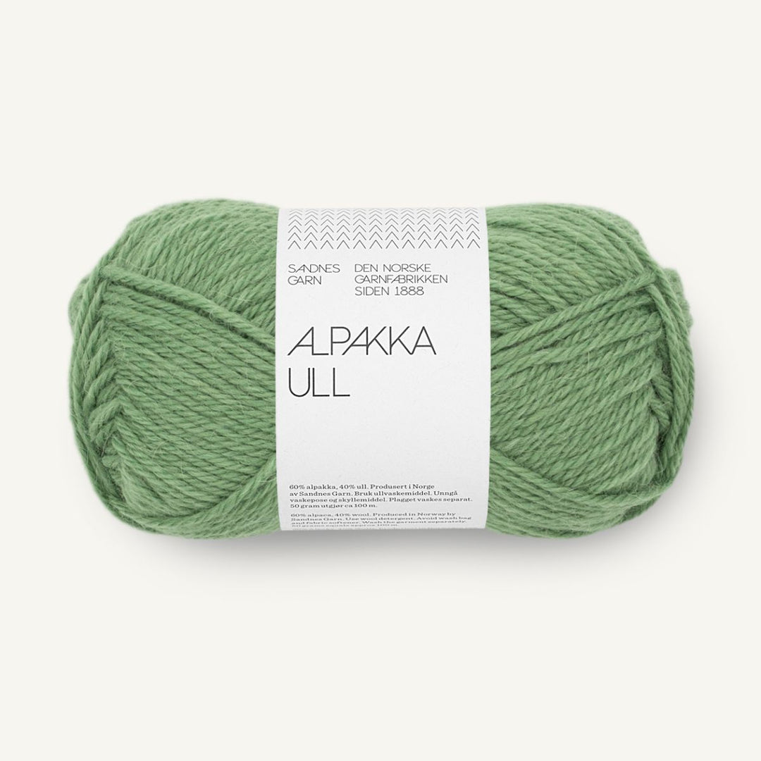 Alpakka uld garn fra Sandnes Garn Vineyard green