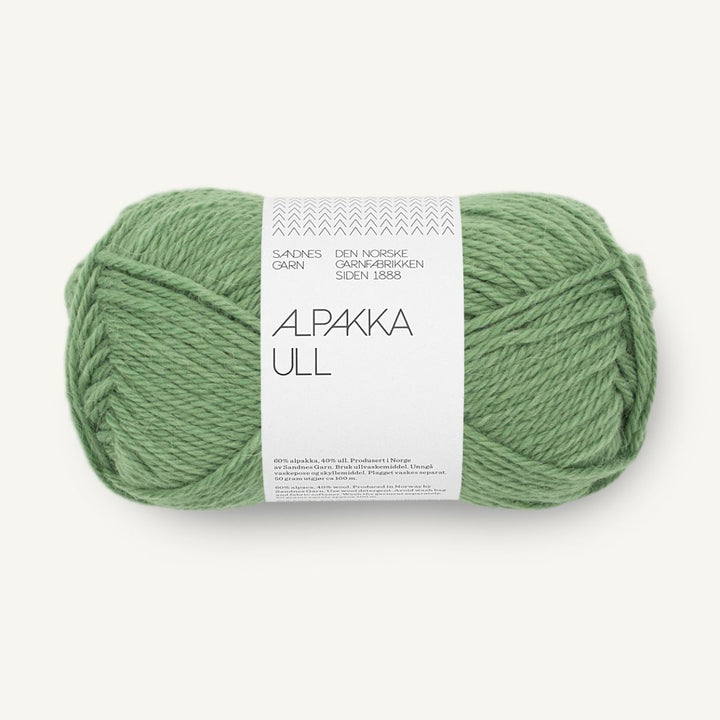 Alpakka uld garn fra Sandnes Garn Vineyard green