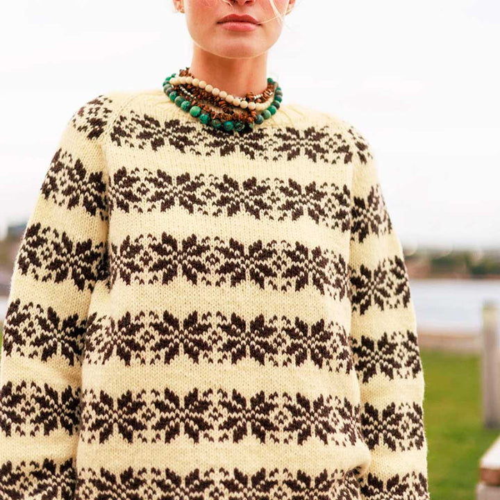 Strikkekit 2609-1 Alvar sweater i Atlas garn