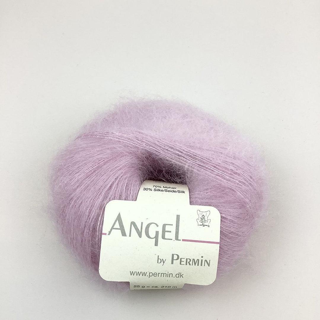 Angel Mohair garn fra Permin Lavendel