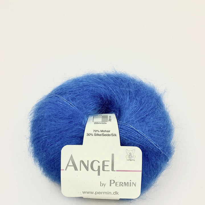 Angel Mohair garn fra Permin Kobolt