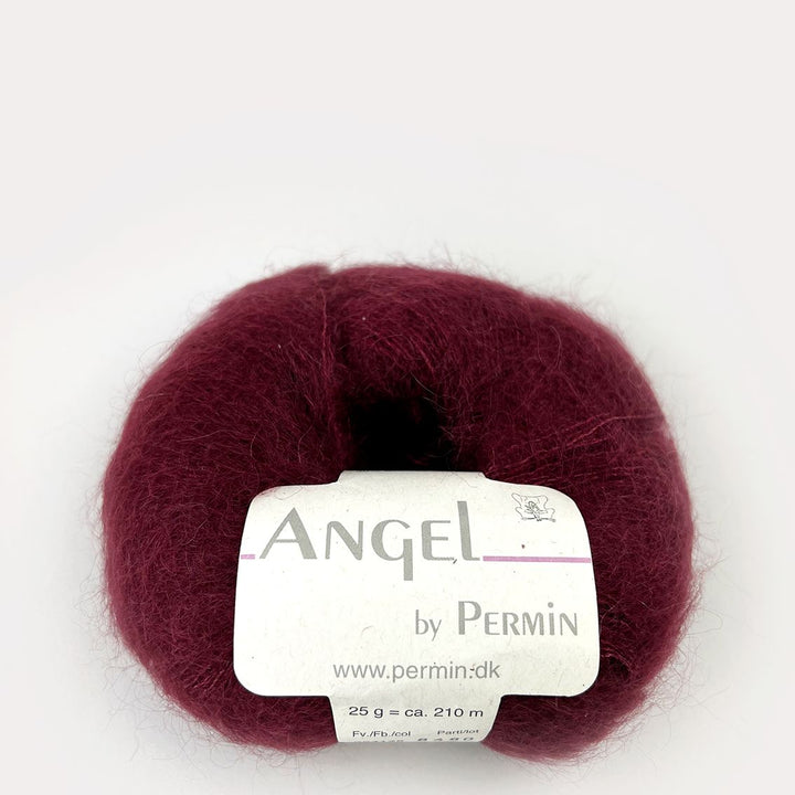 Angel Mohair garn fra Permin Vinrød