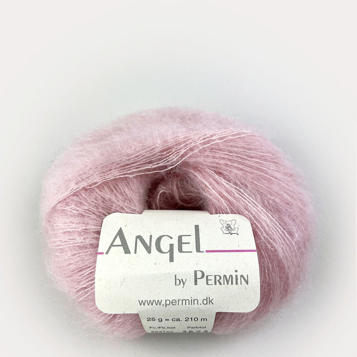 Angel Mohair garn fra Permin Sart rosa